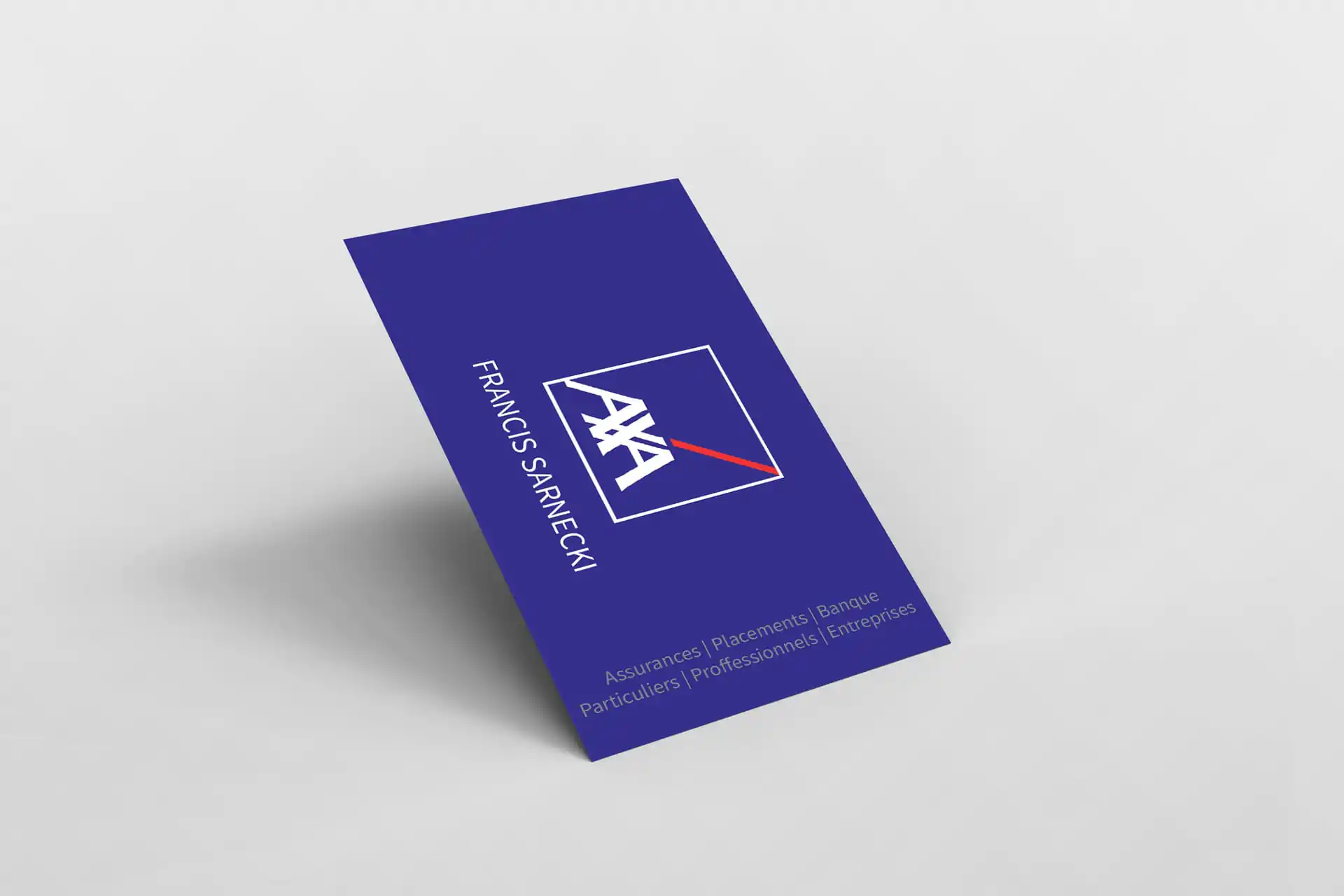 AXA Carte de visite dos