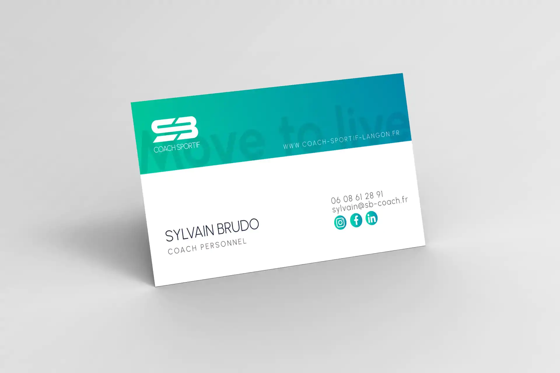 Sylvain Brudo Carte de visite recto